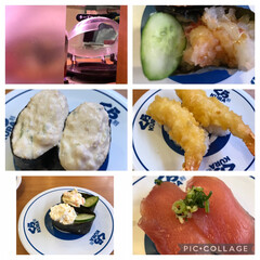 くら寿司/夕食 おはようございます☁️
先日夕食時にスマ…(1枚目)