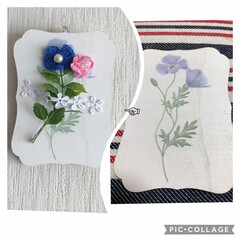 ミニノート/余り物/木/クリップ/刺繍糸/オーナメント/... おはようございます☀
キャンドゥで買った…