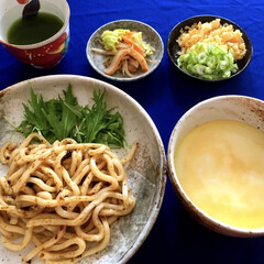 つけ麺/うどん/LIMIAごはんクラブ/わたしのごはん/おうちごはんクラブ/ニトリ/... 🍥うどんつけ麺ランチ🥢
うどん・つけダレ…