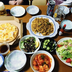 腸活中/時短営業応援/ティクアウト応援/我が家の夕食/誕生日ケーキ/誕生日会 🍚我が家の夕食🥢
海老チリ🦐
牛タン。
…