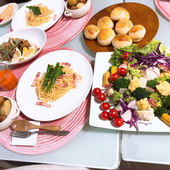 野菜料理のレシピ/野菜料理/LIMIAごはんクラブ/フォロー大歓迎/わたしのごはん/おうちごはんクラブ/... 野菜生活🥗
夜勤明けの今日は、身体が野菜…