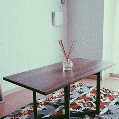 テーブル/DIY/インテリア/家具 ．
テーブルをDIY。
天板と脚が分離す…(3枚目)