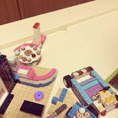 DIY家具/LEGO机/LEGO/お片付け/手作り/フォロー大歓迎/... LEGO机を作りました！！

IKEAで…(6枚目)