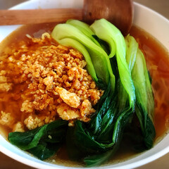 幸せ/時短料理/おいしい/節約/節約メニュー/節約料理/... 坦々麺(風??)
チンゲン菜、美味しいの…