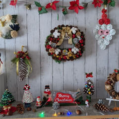 松ぼっくり、木の実リース/松ぼっくり/手作り/クリスマス/おうち時間/メリークリスマス/... 我が家のクリスマス2021☆第2段
い…