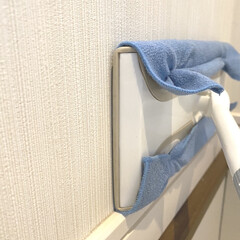 床掃除 フローリング用おそうじクロス 3枚入り(掃除用ブラシ)を使ったクチコミ「巾木は、掃除機などで壁を傷つけないために…」(2枚目)