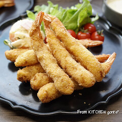 アイカタ/ヨシカワ/松坂屋名古屋店/キッチンネットプラスアンバサダー/バッター液/海老フライ/... 海老ふらりゃー🦐
おはようございます…