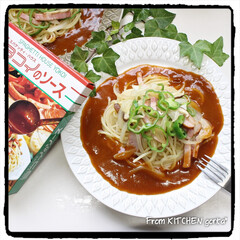 お気に入り/ヨコイのソース/極太スパゲティ/なごや飯/名古屋めし/ミラカン/... ヨコイのソースで頂く♬名古屋風あんかけス…