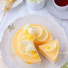 チーズケーキ/LIMIAごはんクラブ/sweets/LEMON/萌え断/レモン/... 🍋しましまレモンチーズケーキ

ホワイト…(3枚目)