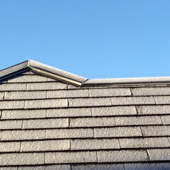 霜/寒い朝 今朝は冷えます
屋根に霜
キラキラ光って…(1枚目)