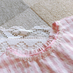 洋裁/チュニック/子供服/ハンドメイド/手作り/ハンドメイド作品/... ♡女の子チュニック
今回の1枚目は…チ…