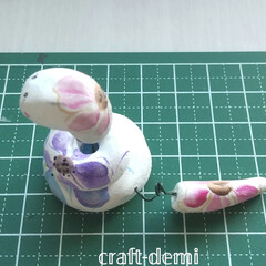 ハンドメイド/雑貨 ♡お正月飾り　巳年

みっつ完成です

…(5枚目)