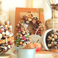 創作/お正月/クリスマス/ハンドメイド/雑貨 ぼっくりツリー
たくさん作ってます🎄
…