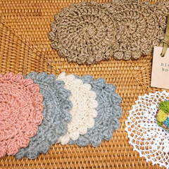リース/ハンドメイド/編み物/コースター/雑貨 編み物作家さんにお願いしてた
ぽこぽこコ…