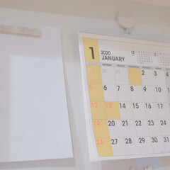 カレンダー/ダイソー/100均/雑貨/住まい/おすすめアイテム/... カレンダーはDAISOの物を使っています…(1枚目)