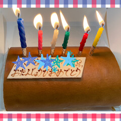 ロールケーキ/誕生日/誕生日ケーキ 長男15歳の誕生日🎉
前祝いしたので、当…(1枚目)