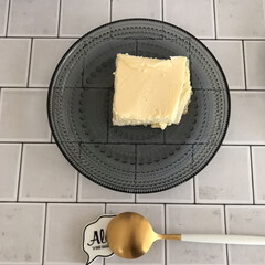 クチポール 単品 ティー スプーン GOA ゴールド×ホワイト GO.11 WGB | クチポール(フォーク)を使ったクチコミ「コストコでは、よくチーズケーキを買って帰…」(1枚目)