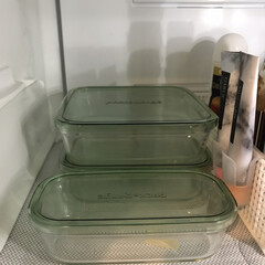 iwaki イワキ パック&レンジ システムセット グリーン PSC-PRN-G7(食品保存容器)を使ったクチコミ「キッチンが狭いので、食器は厳選しています…」(1枚目)