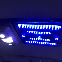 照明/無限LEDライト/カスタム/DIY/室内/カスタムカー/... カスタム　
車内灯を無限LEDライトに加工(2枚目)