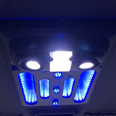 照明/無限LEDライト/カスタム/DIY/室内/カスタムカー/... カスタム　
車内灯を無限LEDライトに加工(3枚目)