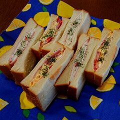 Mayu K が投稿したフォト お弁当はサンドイッチ 食パンは 純なま極み食パン たまご 19 06 28 06 40 10 Limia リミア