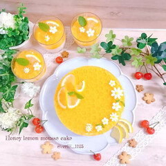 蜂の巣ケーキ/レモンムースケーキ/レモンムース/手作りお菓子/お菓子作り/手作りおやつ/... はちみつレモンムースケーキ🍋
タルトボト…(3枚目)