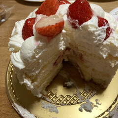 ケーキ/誕生日 今日は旦那さんの誕生日でした。得意のシャ…(3枚目)