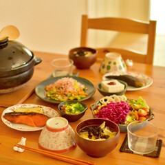 ダイニング/アラフォー主婦/二人暮らし/おうちカフェ/昼ごはん/ごはんの時間/... ある日のおひるごはん ☆
好き過ぎて1…