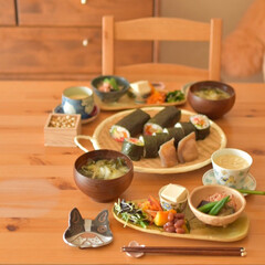 アラフォー夫婦/二人暮らし/料理好き/巻き寿司/和食器/ごはん/... 暮らしを楽しむためにしていること、
イベ…