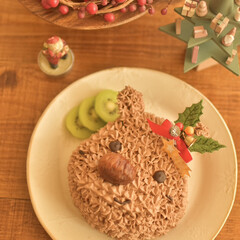 クリスマスメニュー/LIMIA手作りし隊/おうちカフェ/ケーキ作り/トナカイケーキ/トナカイさん/... 今年のクリスマスケーキ第一弾
毎年同じ…