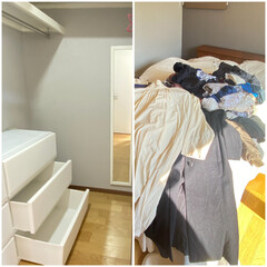 断捨離/クローゼット掃除/片付け/掃除記録/大掃除/洋服見直し/... いいお天気&夫出社日だった日、
ずっとや…