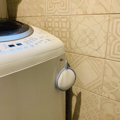 宮本製作所 洗濯マグちゃん ピンク 50g | 宮本製作所(その他メイク道具)を使ったクチコミ「洗濯機にマグネットフックを付けて、
「洗…」(1枚目)