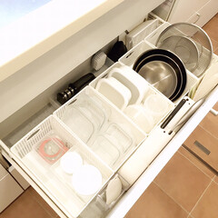 WECK ウェック Mold Shape モールドシェイプ 250ml WE-900 | ウェック(食品保存容器)を使ったクチコミ「キッチンのシンク下収納です。
私の使用し…」(1枚目)