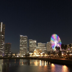 おでかけ/風景/おでかけワンショット お散歩中に橋から見えた横浜の景色✨(1枚目)