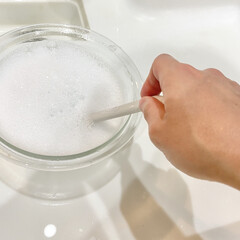 オキシクリーン EX | グラフィコ(漂白剤)を使ったクチコミ「オキシクリーンはお湯で溶かすことが大事な…」(1枚目)