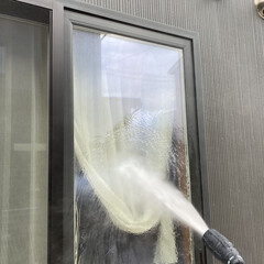 高圧洗浄機 K2 サイレント | ケルヒャー(高圧洗浄機)を使ったクチコミ「ケルヒャーは窓や網戸の掃除にもおすすめ。…」(1枚目)