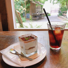 Cafe/カフェ/雨季ウキフォト投稿キャンペーン/令和の一枚/フォロー大歓迎/LIMIAスイーツ愛好会/... 週末に行ったcafe。
greenに癒さ…(5枚目)