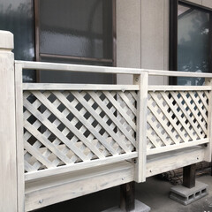 すのこDIY/室外機カバー/ちらし寿司/お土産/プチリフォーム/ペンキ/... 今日は母の日なので、実家へ行きメンテナン…