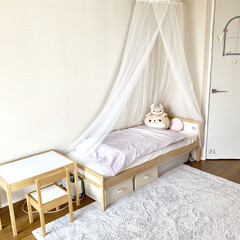 子ども部屋/IKEA/住まい/イケア/暮らし/LIMIAインテリア部 娘(6歳)の部屋。
まだ、幼稚園時代のま…(1枚目)