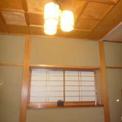 「我が家の照明」/我が家の照明 数寄屋造りの玄関の照明です。(1枚目)