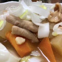 夕飯/料理酒/三温糖/長ネギ/マヨネーズ/顆粒だし/... 昨日の夕飯。
圧力鍋で もつ煮込み作り…