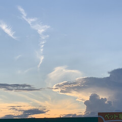 夕方 昨日の夕方の雲。

なんとなく 撮ってみ…(1枚目)
