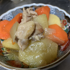 料理酒/しょうゆ/顆粒だし/砂糖/サラダ油/玉ねぎ/... 連休中は 帰省してました。
鶏じゃが…