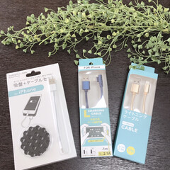 シンプル/モバイルアクセサリ/おすすめ/プチプラ/3COINS/おしゃれ 3COINSでモバイルケーブルを購入しま…