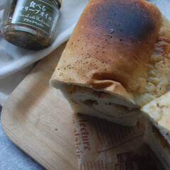 あさごぱん/朝ごはん/ブラックペッパー/食べるオリーブオイル/ホームベーカリー/手作りパン/... 食べるオリーブオイルを使ってパンを作りま…(2枚目)