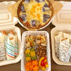 お弁当/お弁当作り/おうちカフェ/サンド/トルティーヤ/アレンジ/... 我が家で人気の自家製ミートソース
沢山作…