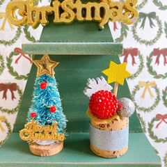 クリスマスリース/クリスマス飾り/置物/飾り物/インテリア/コルク/... コルクの飾り☆クリスマス🎄🧑‍🎄です。
…(3枚目)