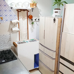 スキマ空間/隙間収納/ごみ箱DIY/ゴミ箱/セリア/DIY/... 我が家のキッチンに合わせて作ったゴミ箱D…(2枚目)