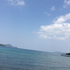 ハートロック/今日は、曇り/奄美大島/海と空/暮らし 今日は、朝はキラキラだったけど、だんだん…(3枚目)