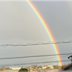 ダブルレインボー/rainbow/空/虹/ベランダ 大きな大きな虹🌈見れました😊
ダブルレイ…(3枚目)